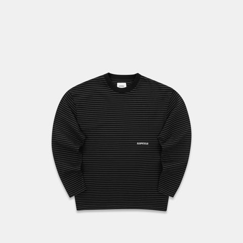 PL / The Essentials Striped Longsleeve - Black