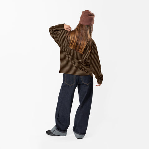 PL / The Essentials Striped Longsleeve - Espresso Tone