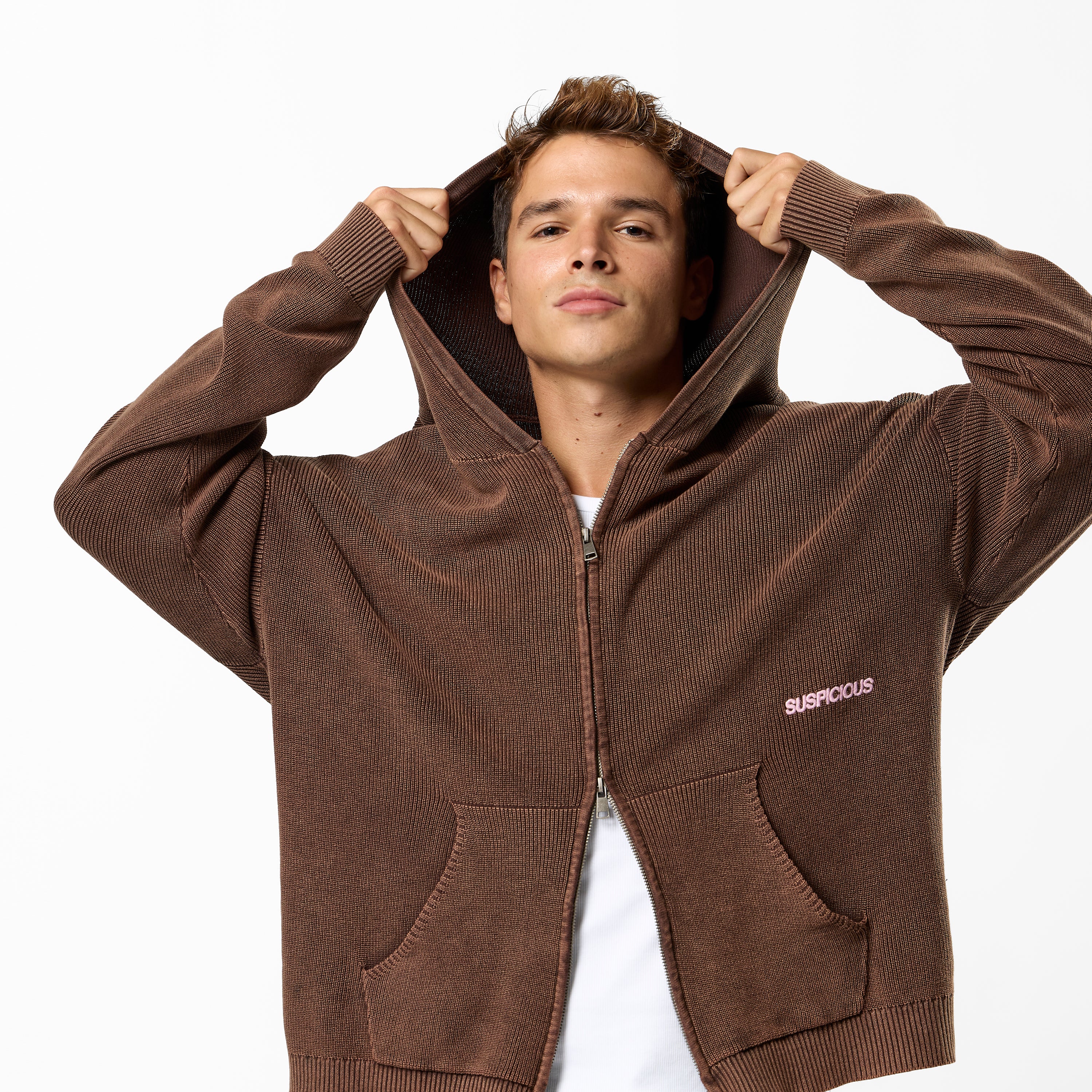 essentials ニットパーカー ブラウン FEAR OF GOD ESSENTIALS Essentials パーカー | ブラウン | FARFETCH JP