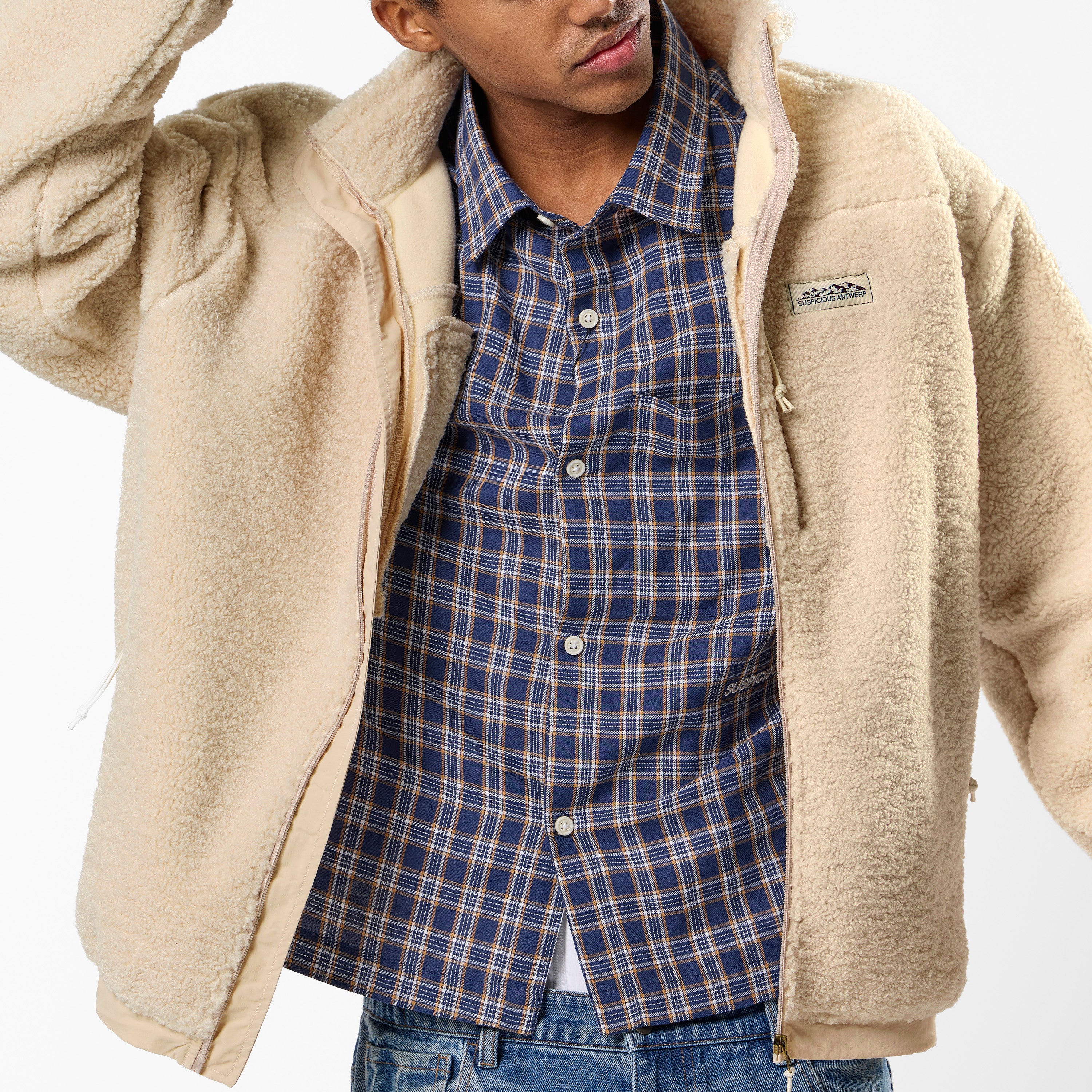 The Landscape Sherpa Jacket - Dune – Suspicious Antwerp