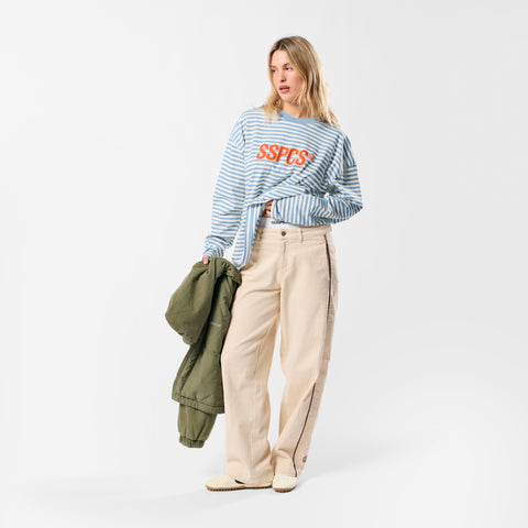 The SSPCS Striped Longsleeve - Celestial Blue II