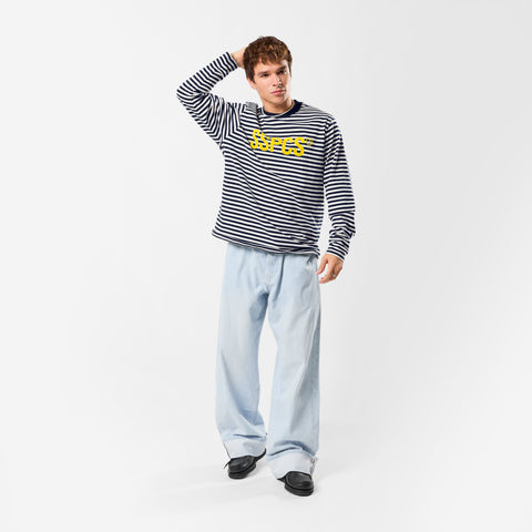 The SSPCS Striped Longsleeve - Coastal Blue