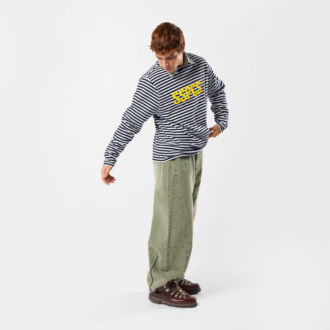 The SSPCS Striped Longsleeve - Coastal Blue