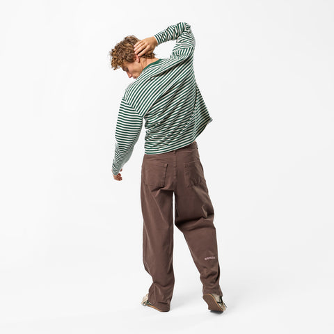 PL / The SSPCS Striped Longsleeve - Forest Green