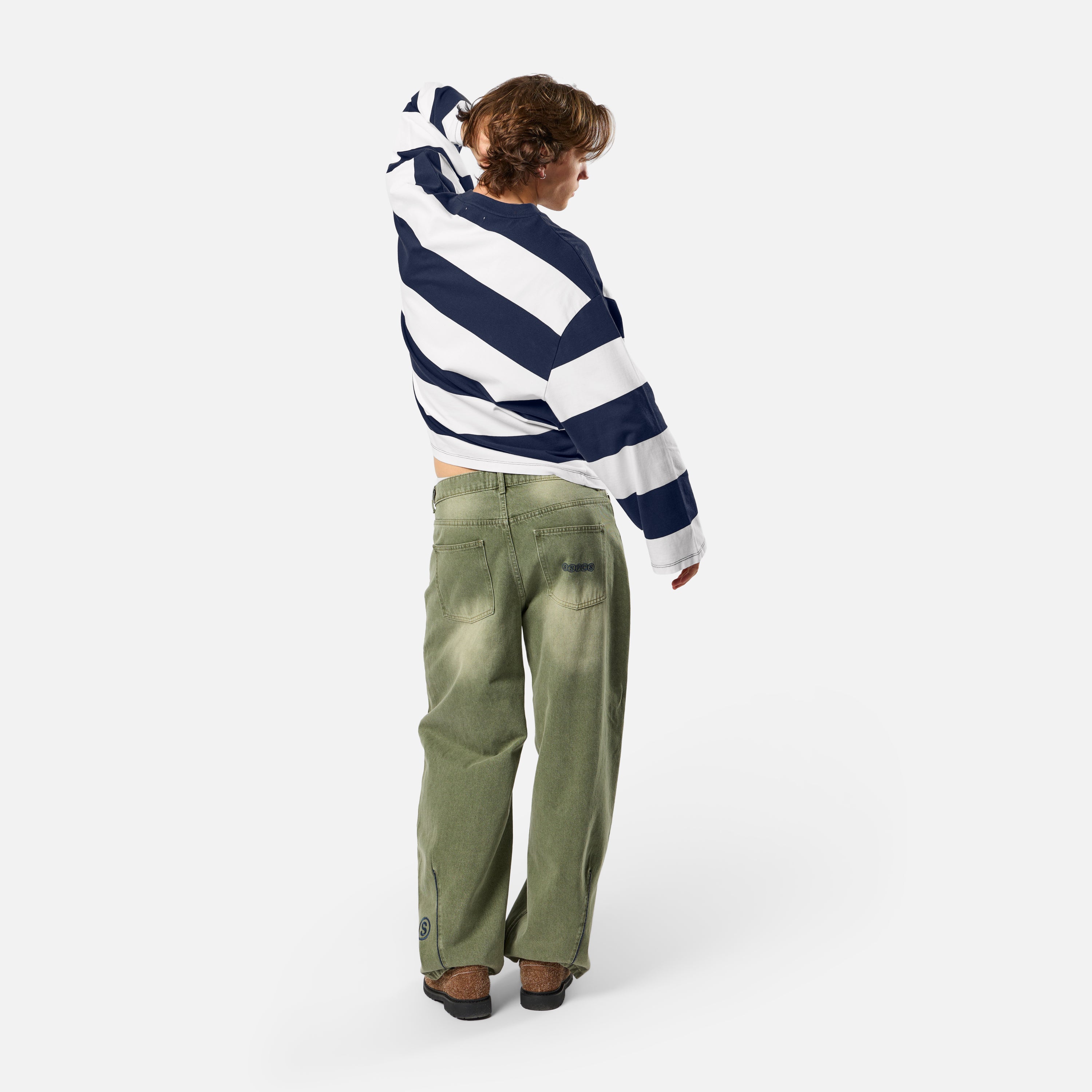 @*様 Sébastien Meunier ストライプ長袖カットソー The SSPCS Striped Longsleeve - Nightfall & White – Suspicious Antwerp
