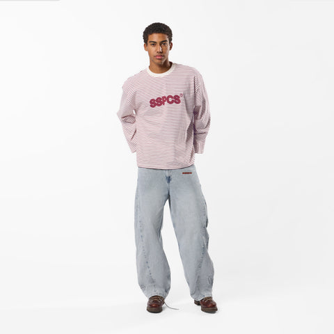 PL / The SSPCS Striped Longsleeve - Red & White
