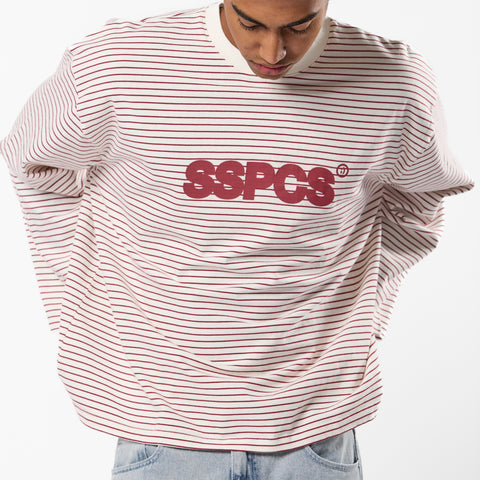 PL / The SSPCS Striped Longsleeve - Red & White