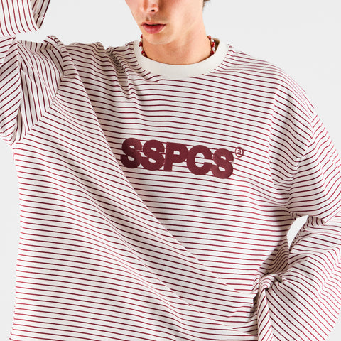 PL / The SSPCS Striped Longsleeve - Red & White
