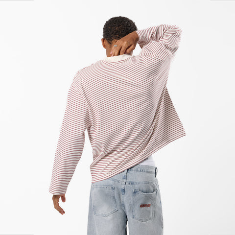 PL / The SSPCS Striped Longsleeve - Red & White