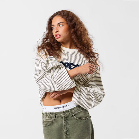 EoS / The SSPCS Striped Longsleeve - White