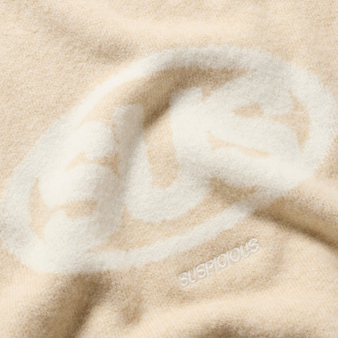 Fall 1 / The SUS Knitted Sweat - Dune & Off-White