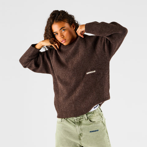 Fall 1 / The SUS Knitted Sweat - Espresso