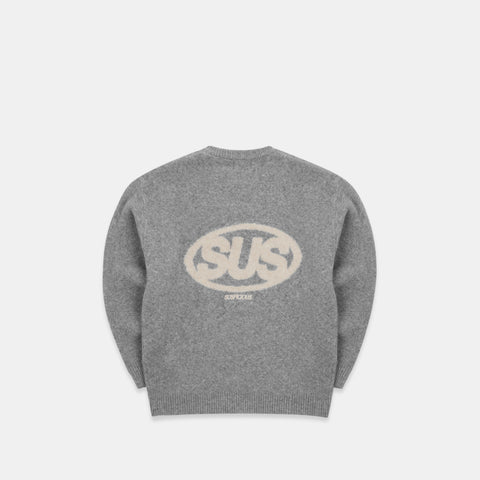 PL / The SUS Knitted Sweat - Heather Grey