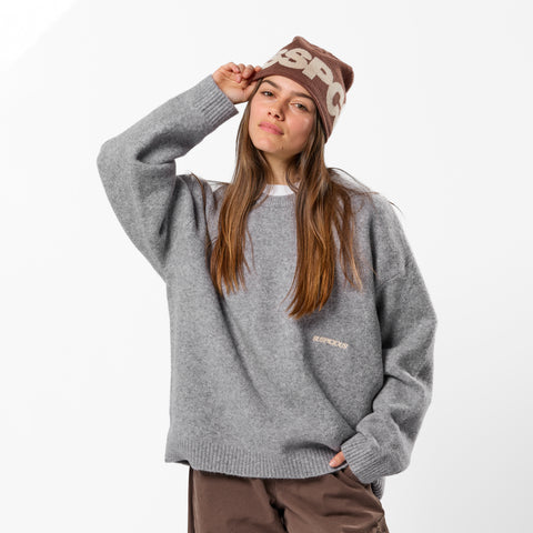 PL / The SUS Knitted Sweat - Heather Grey