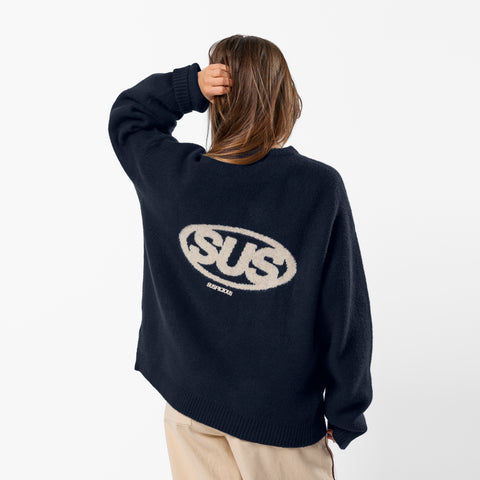 PL / The SUS Knitted Sweat - Navy