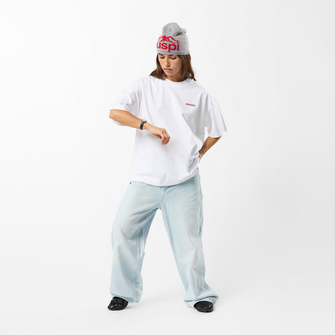 Winter1 / The Skier Tee - White