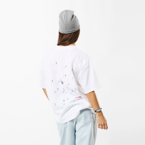 Winter1 / The Skier Tee - White