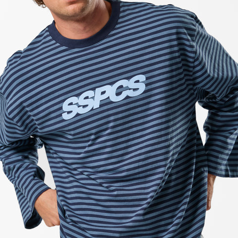 PL / The Slanted SSPCS Striped Longsleeve - Nightfall Tone