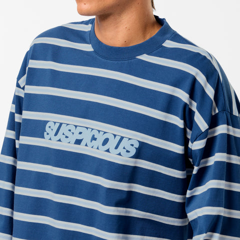 Bestsellers Variants / The Slanted Striped Longsleeve - Nightfall
