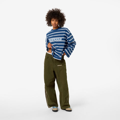 Bestsellers Variants / The Slanted Striped Longsleeve - Nightfall