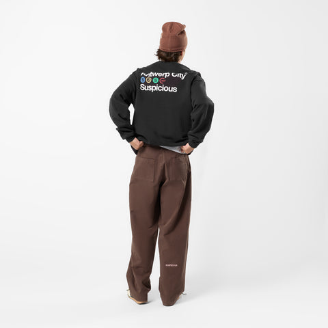 Store Excl. / The Antwerp City I Crewneck - Black