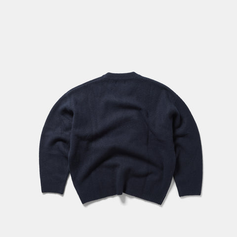 Fall 1 / Track Knitted Sweat - Navy