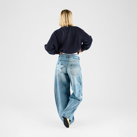 Fall 1 / Track Knitted Sweat - Navy