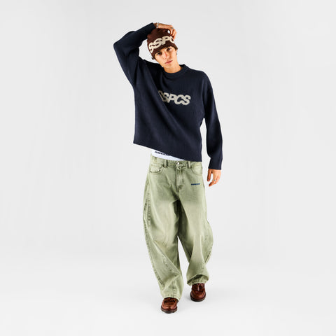 Fall 1 / Track Knitted Sweat - Navy