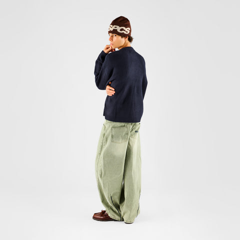 Fall 1 / Track Knitted Sweat - Navy