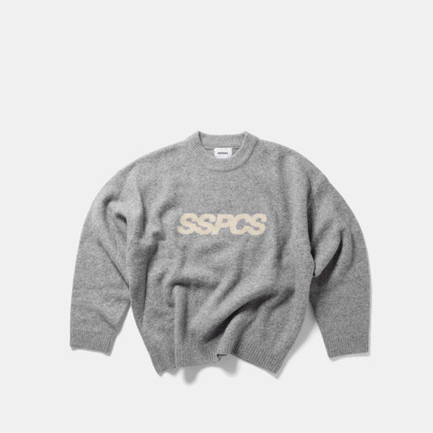 Fall 1 / Track Knitted Sweat - Neutral Heather