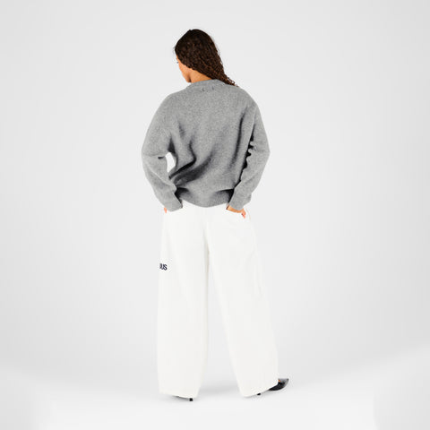 Fall 1 / Track Knitted Sweat - Neutral Heather