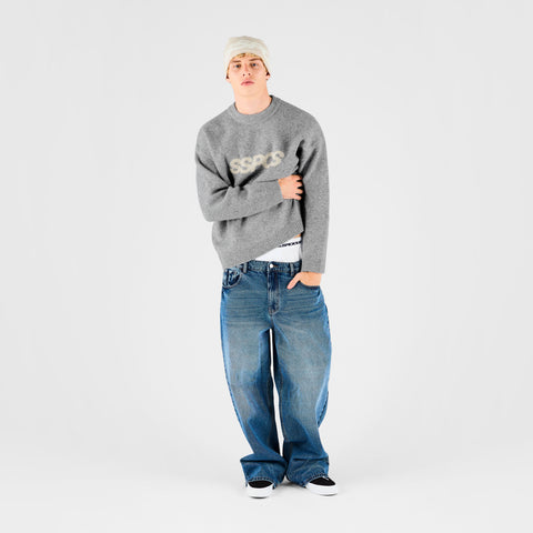 Fall 1 / Track Knitted Sweat - Neutral Heather