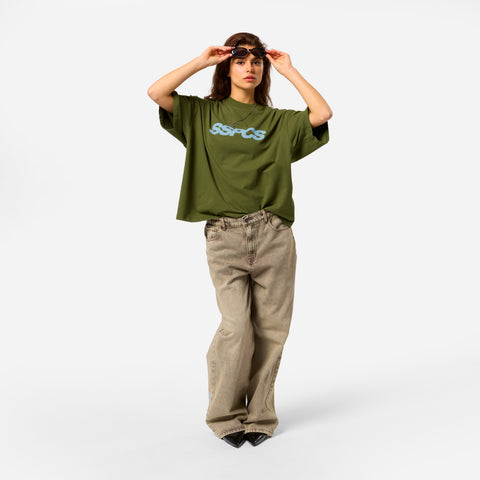 Bestsellers Variants / Track Tee - Deep Moss