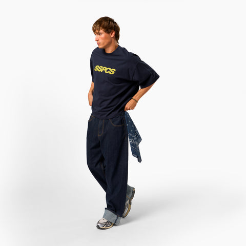 Bestsellers Variants / Track Tee - Nightfall & Yellow