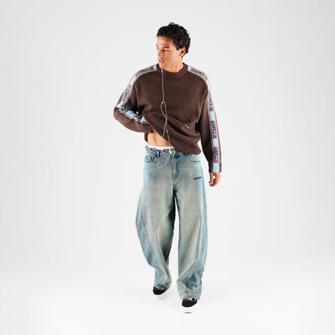 Winter 1 / Two Tone Jeans - Bleached & Washed Blue