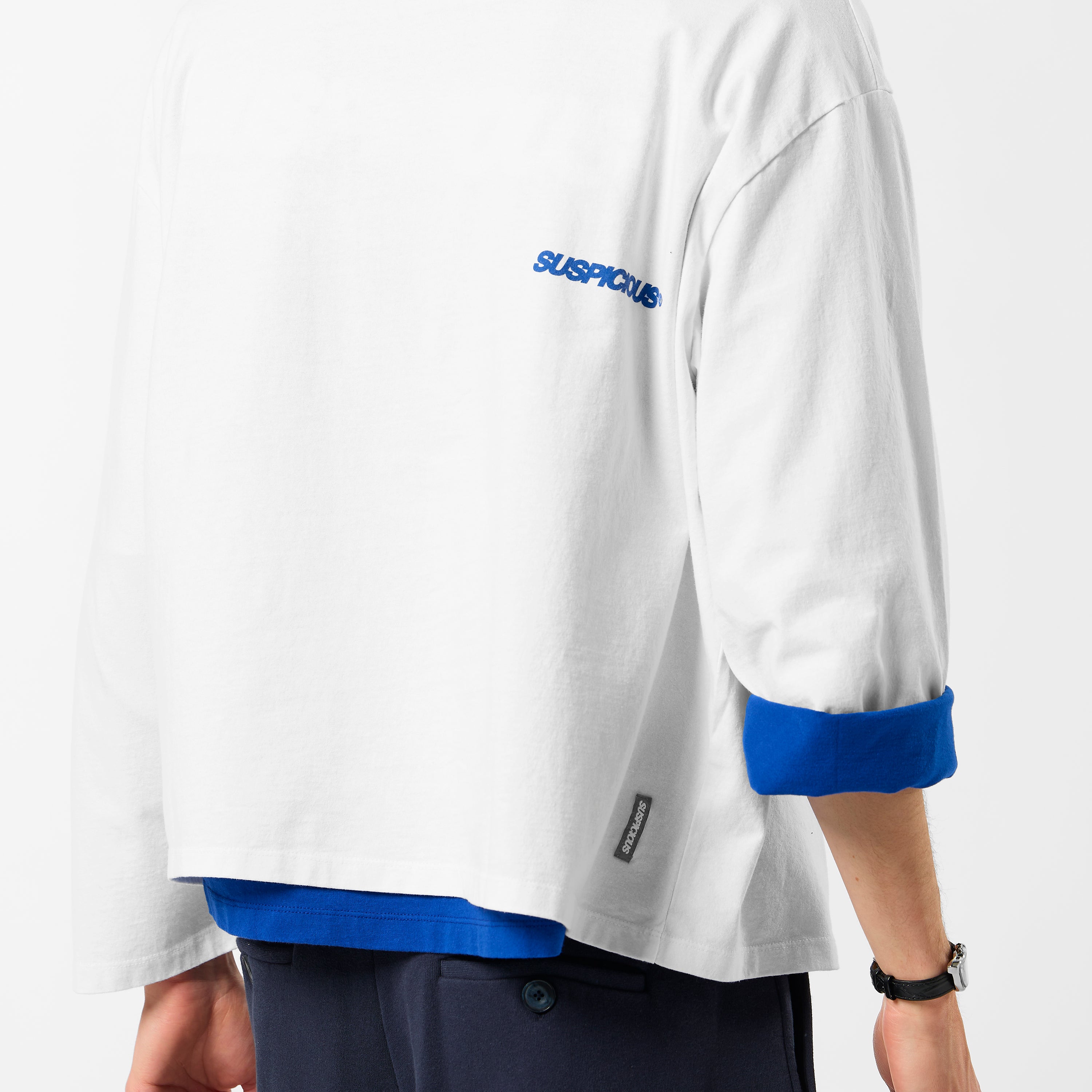 Up My Sleeve Longsleeve - White – Suspicious Antwerp