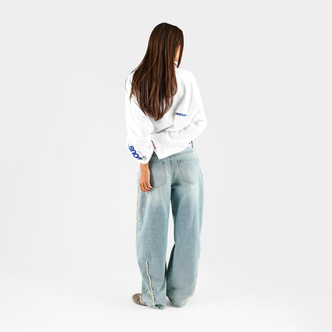 +351 Cotton / Up My Sleeve Longsleeve - White