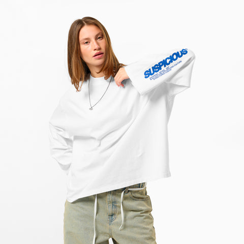 +351 Cotton / Up My Sleeve Longsleeve - White