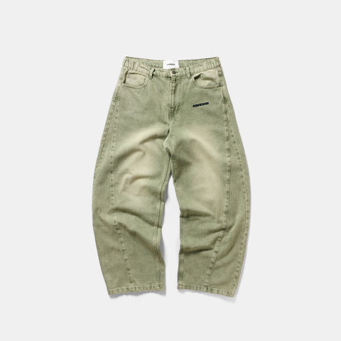 Fall / SSPCS Club Barrel Jeans - Washed Matcha