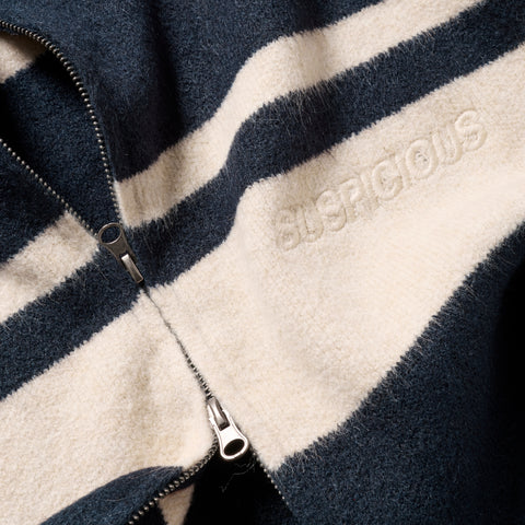 Women Drop / Val W Loose Knit Zip Up - Nightfall