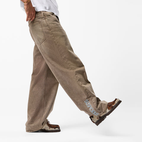 Winter4 / Vertified Baggy Jeans - Washed Brown