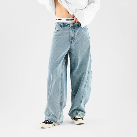 Spring 1 / Vertified Barrel Jeans - Washed Blue