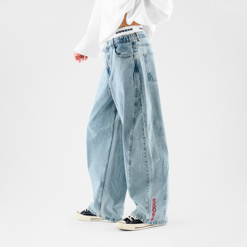 Spring 1 / Vertified Barrel Jeans - Washed Blue