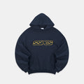 Summer Stripes / Yellow Layered SSPCS Applique Hoodie - Nightfall
