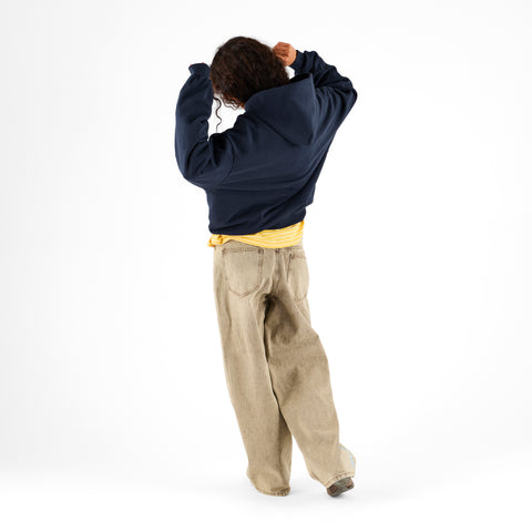 Summer Stripes / Yellow Layered SSPCS Applique Hoodie - Nightfall