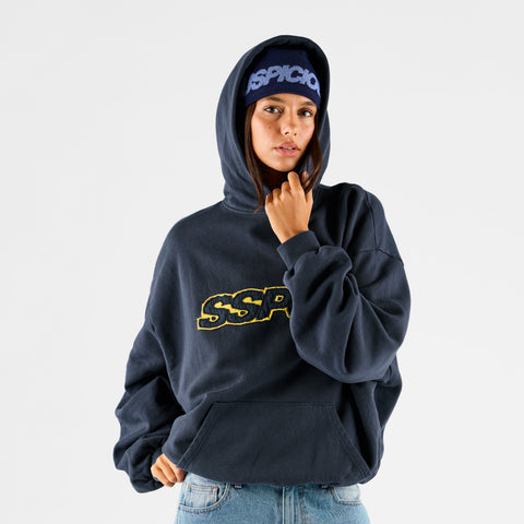 Summer Stripes / Yellow Layered SSPCS Applique Hoodie - Nightfall