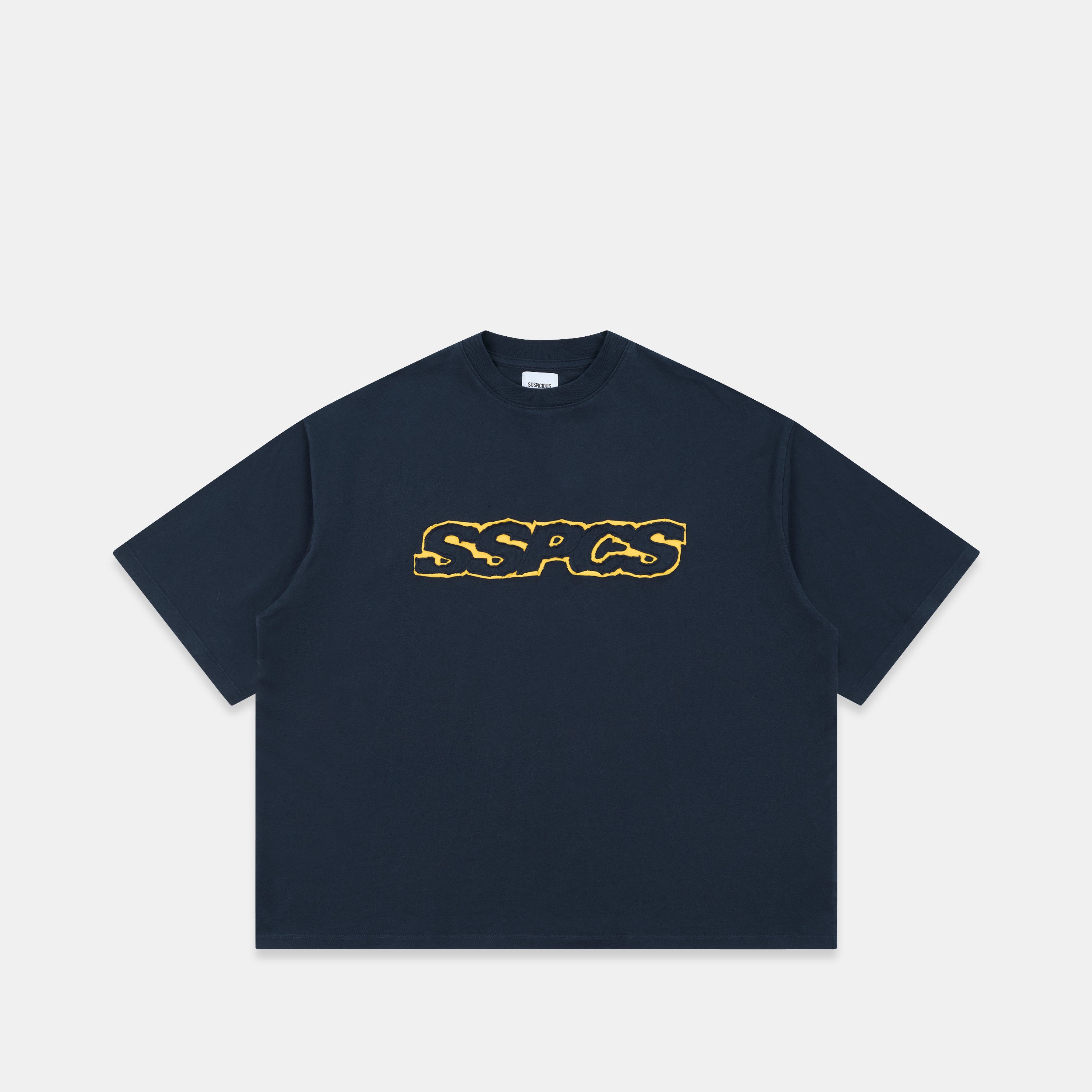 Yellow Layered SSPCS Applique Tee - Nightfall – Suspicious Antwerp