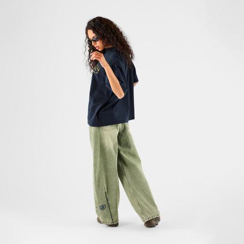 Summer Stripes / Yellow Layered SSPCS Applique Tee - Nightfall