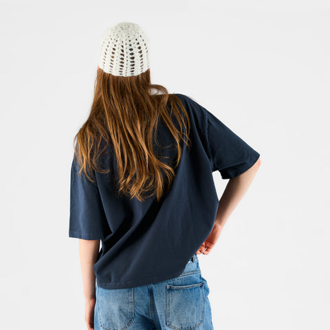 Summer Stripes / Yellow Striped SSPCS Applique Tee - Nightfall