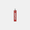PL / Track Embroidered Keychain - Red